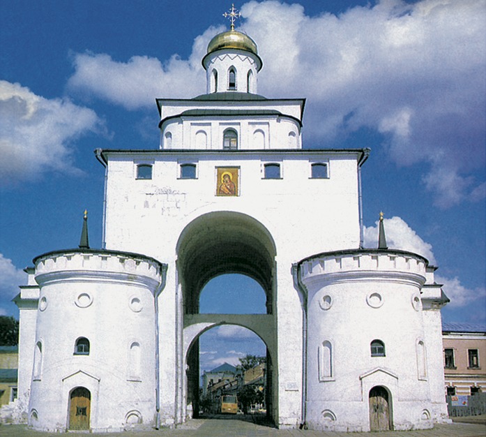 Золотые ворота золотое кольцо россии. Золотые ворота во Владимире 1158-1164.