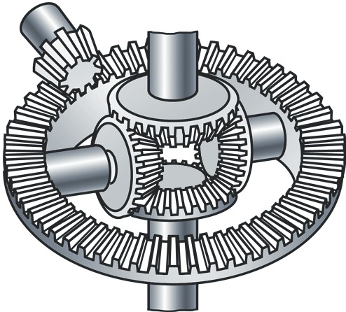 Дифференциал это. Дифференциал механизм. Планетарная система дифференциал. Дифференциальный зубчатый механизм. Дифференциал автомобиля схема.