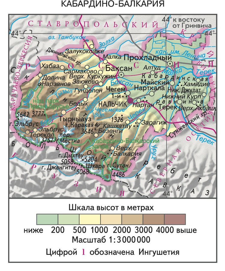 Города кабардино балкарской республики