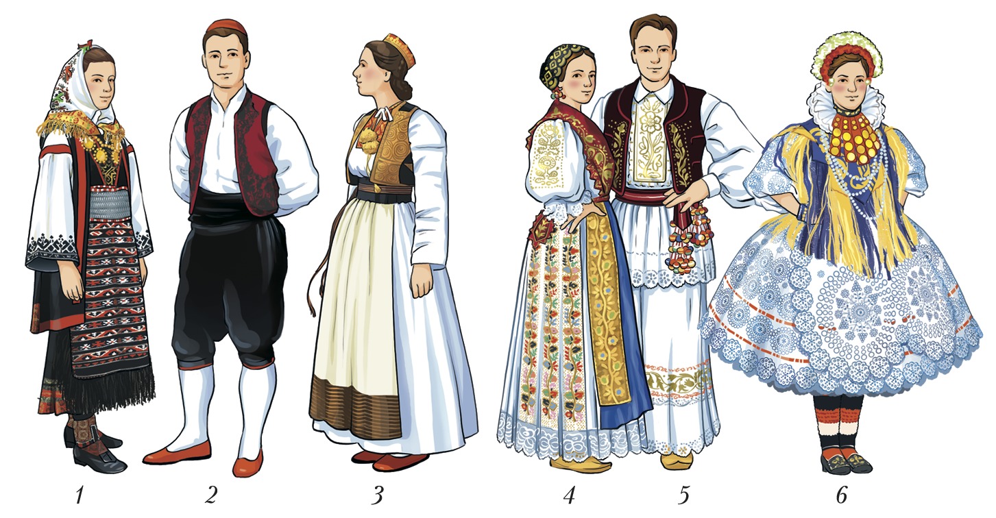 национальные костюмы хорватии